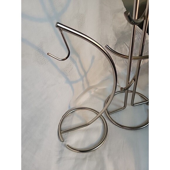 Matching Mug Rack And Banana Stand Heavy Stainless 15" And 13" Tall - Picture 2 of 6